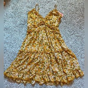 Super cute floral spring dress!